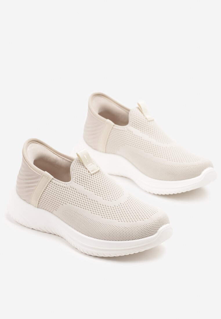 potocki Sneakerși sport bej cu carâmb moale sub gleznă Weamara