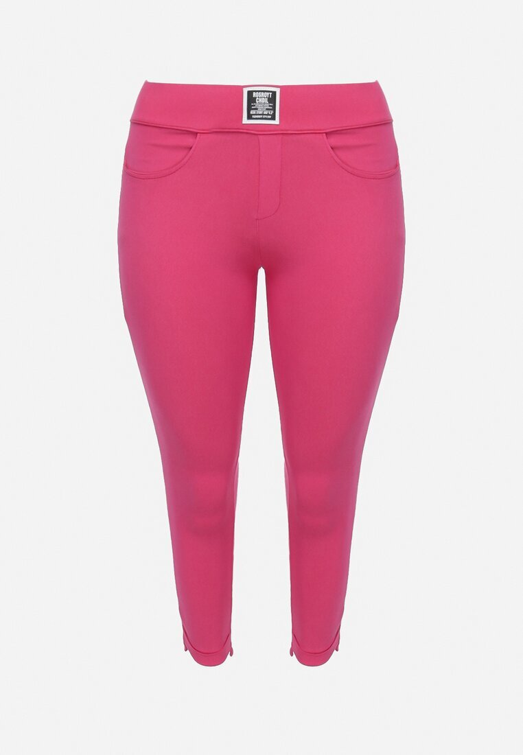 queene Pantaloni Skinny Roz închis cu Buzunare Afrina