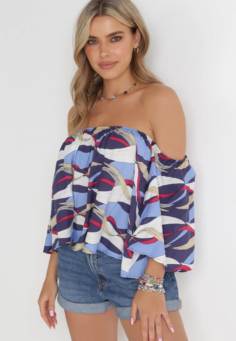 r&f fashion Bluză Bleumarin-Albastră Adreney