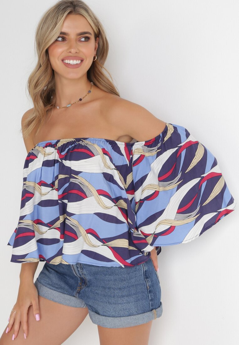 r&f fashion Bluză Bleumarin-Albastră Adreney