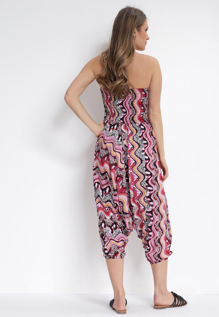 r&f fashion Bluză Pantaloni și Salopetă 3 în 1 Fucsia din țesătură de bumbac Trista