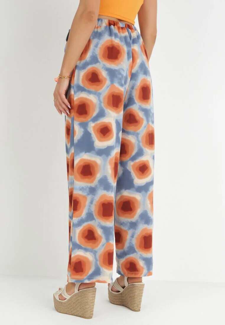 r&f fashion Pantaloni albaștri-roșii Elitea
