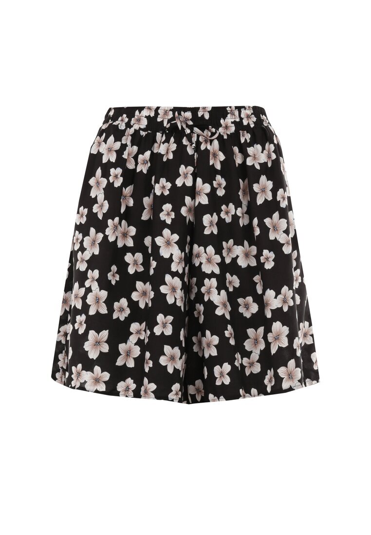 r&f fashion Pantaloni scurți Negri Lărgi Zerlaivo