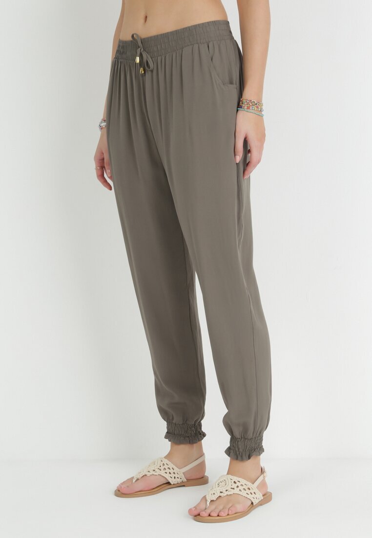 r&f fashion Pantaloni Verde închis Lid