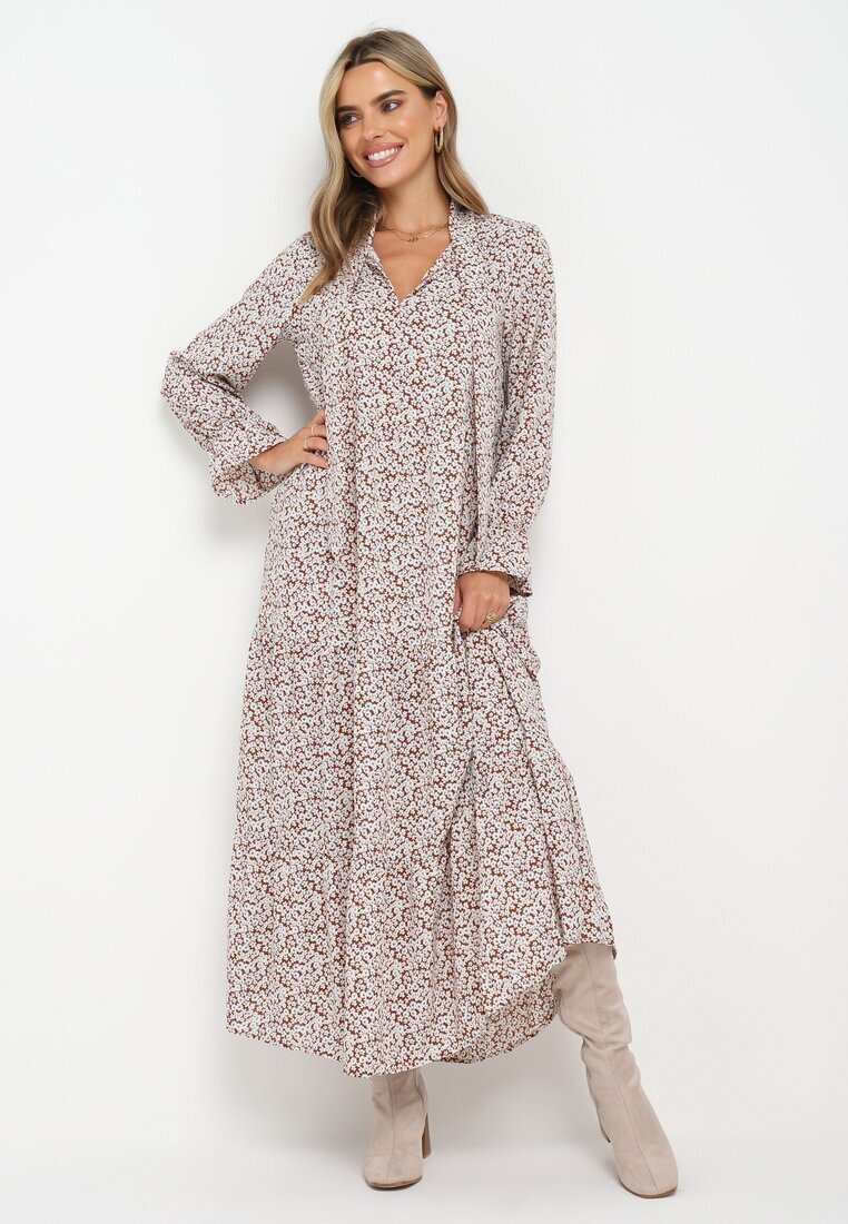 r&f fashion Rochie Maro-Albă Elime