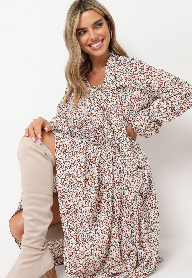 r&f fashion Rochie Maro-Albă Elime