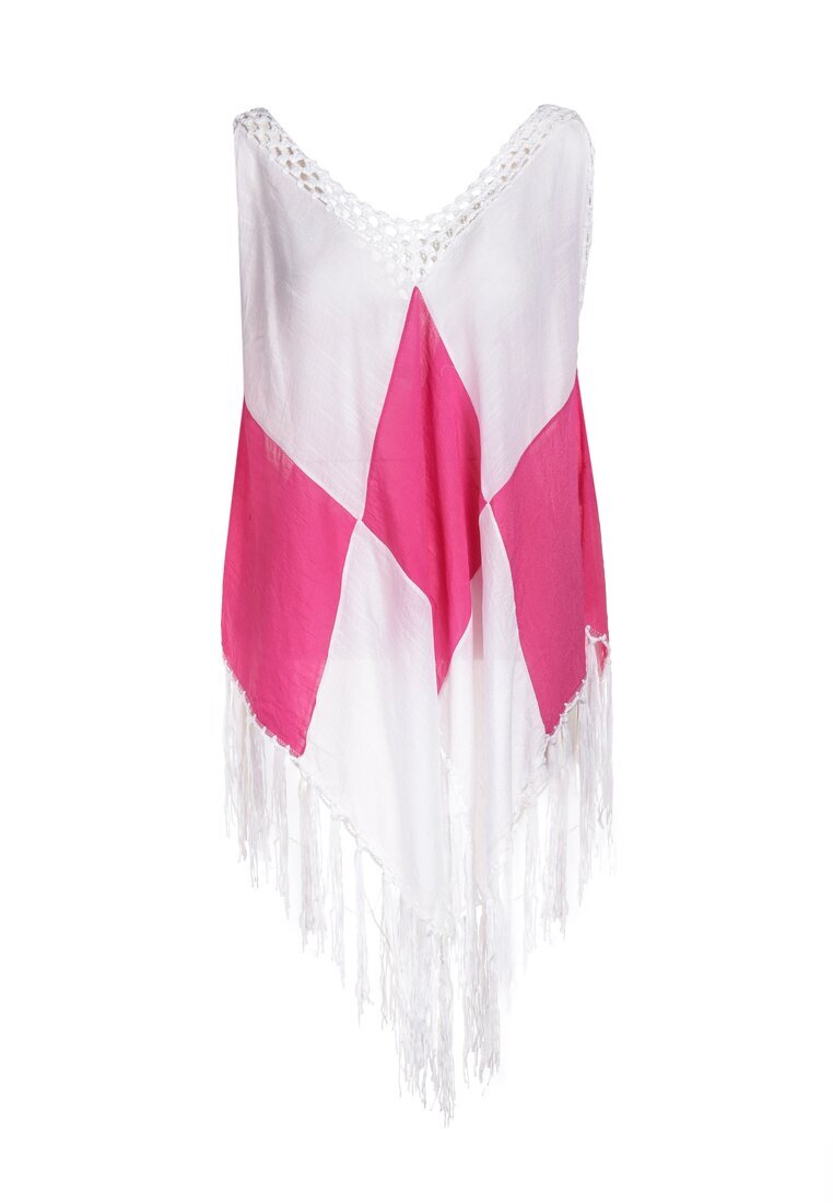 r&f fashion Tunică Alb-Fuchsia Nyssaia
