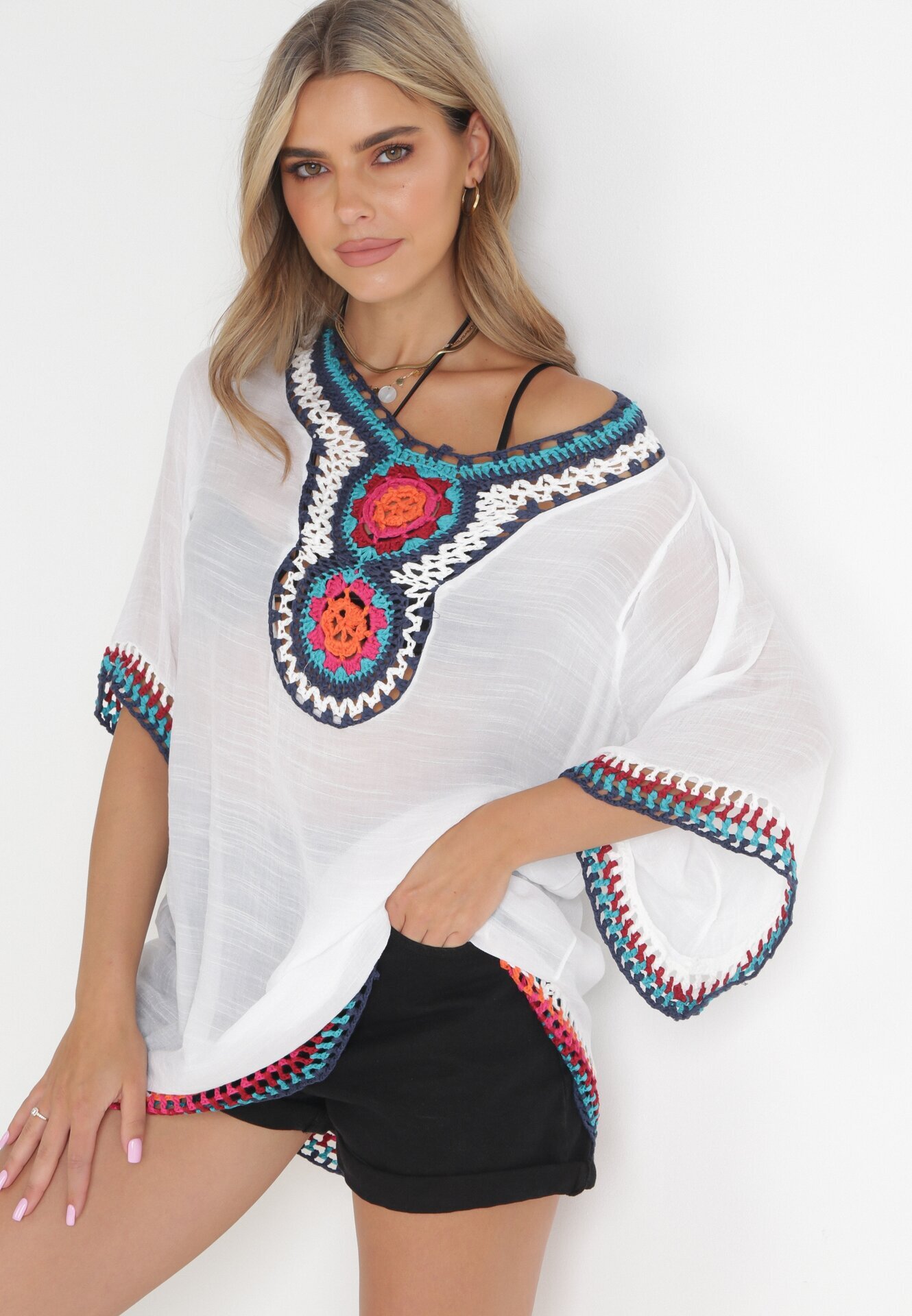 r&f fashion Tunică Albă Acoperitoare Kahlisine