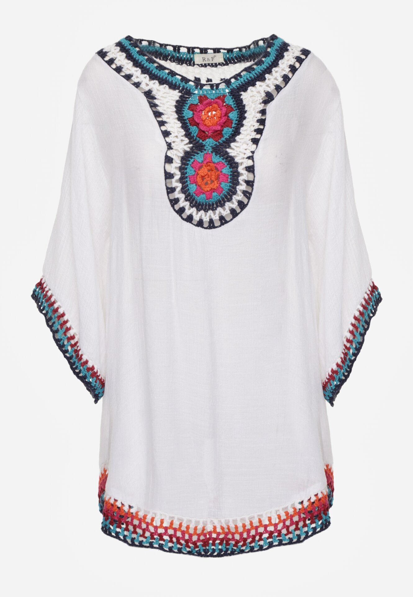 r&f fashion Tunică Albă Acoperitoare Kahlisine