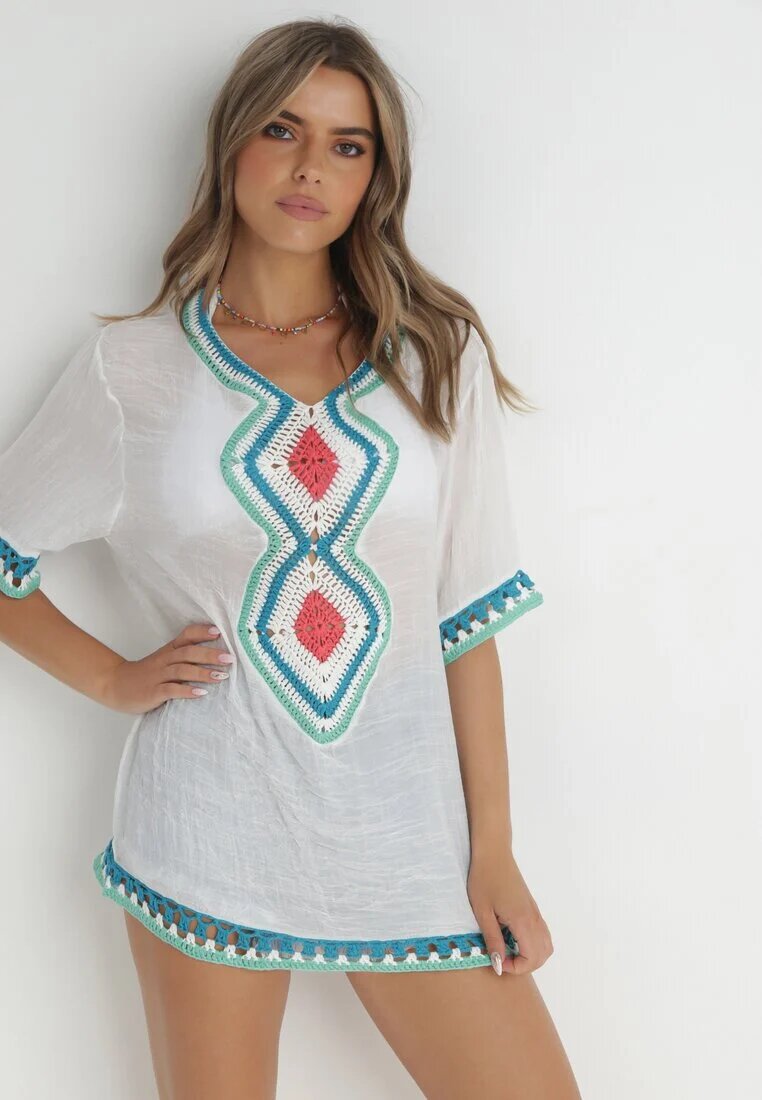 r&f fashion Tunică Albă Ieftină