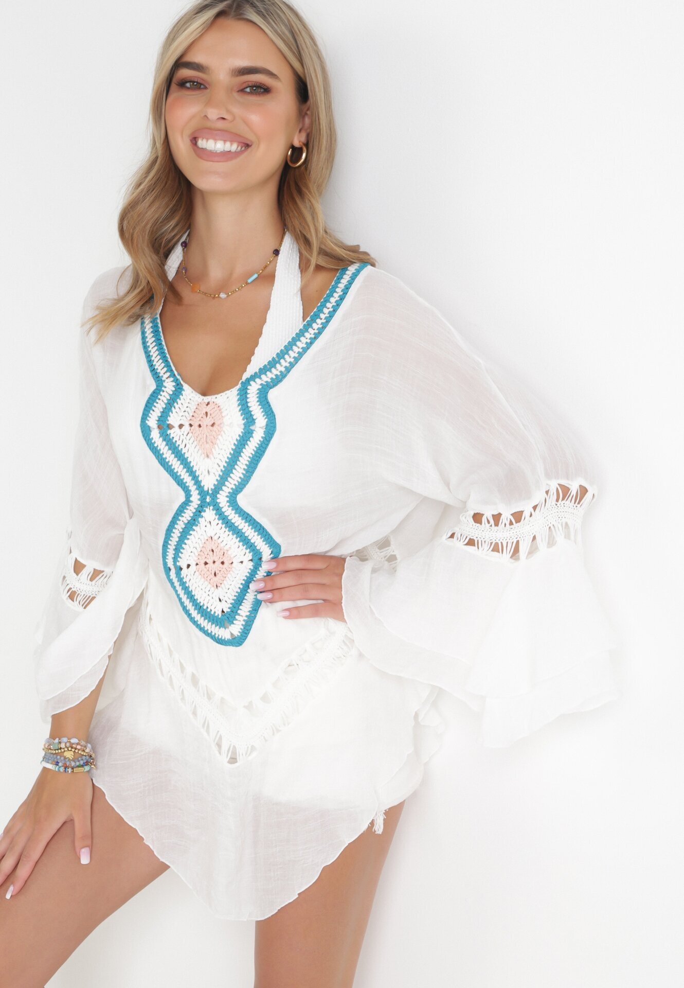 r&f fashion Tunică Albă Raylee