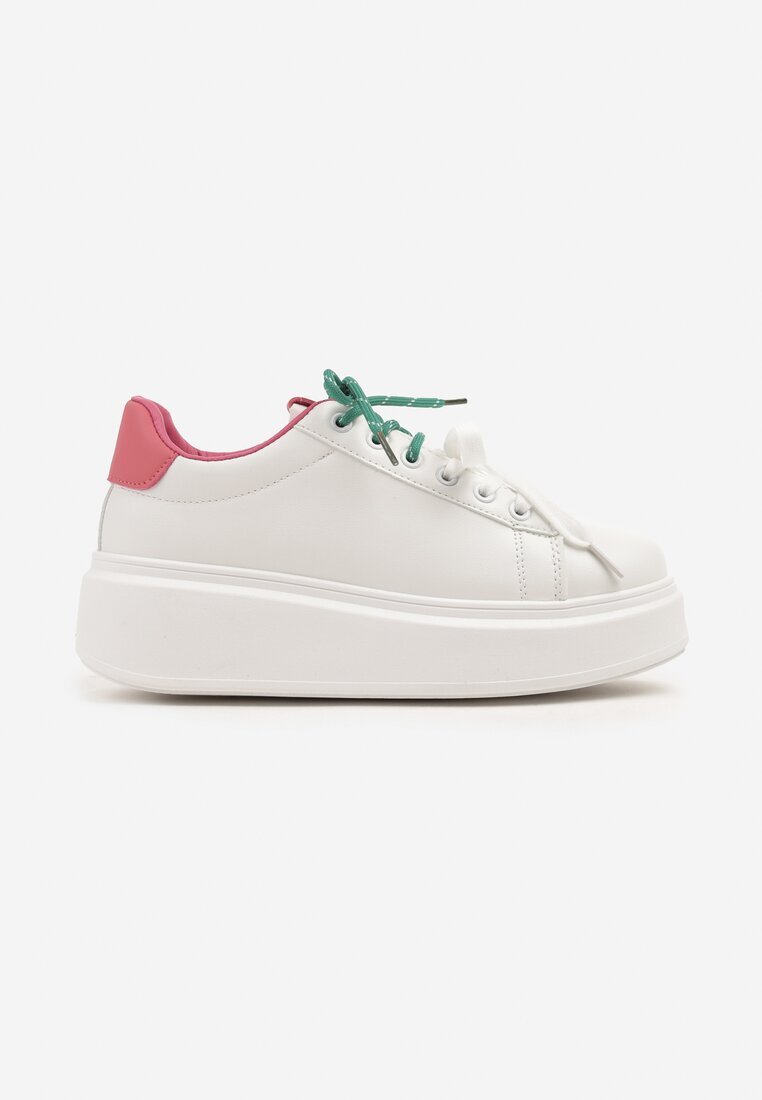 renda Adidași Alb-Roz Decorați cu șiret dublu Zdivane