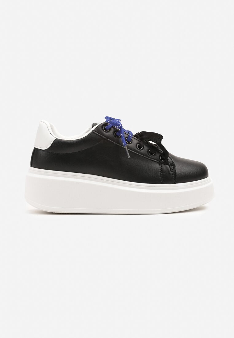 renda Adidași Negru-Alb Decorați Cu Șiret Dublu Zdivane