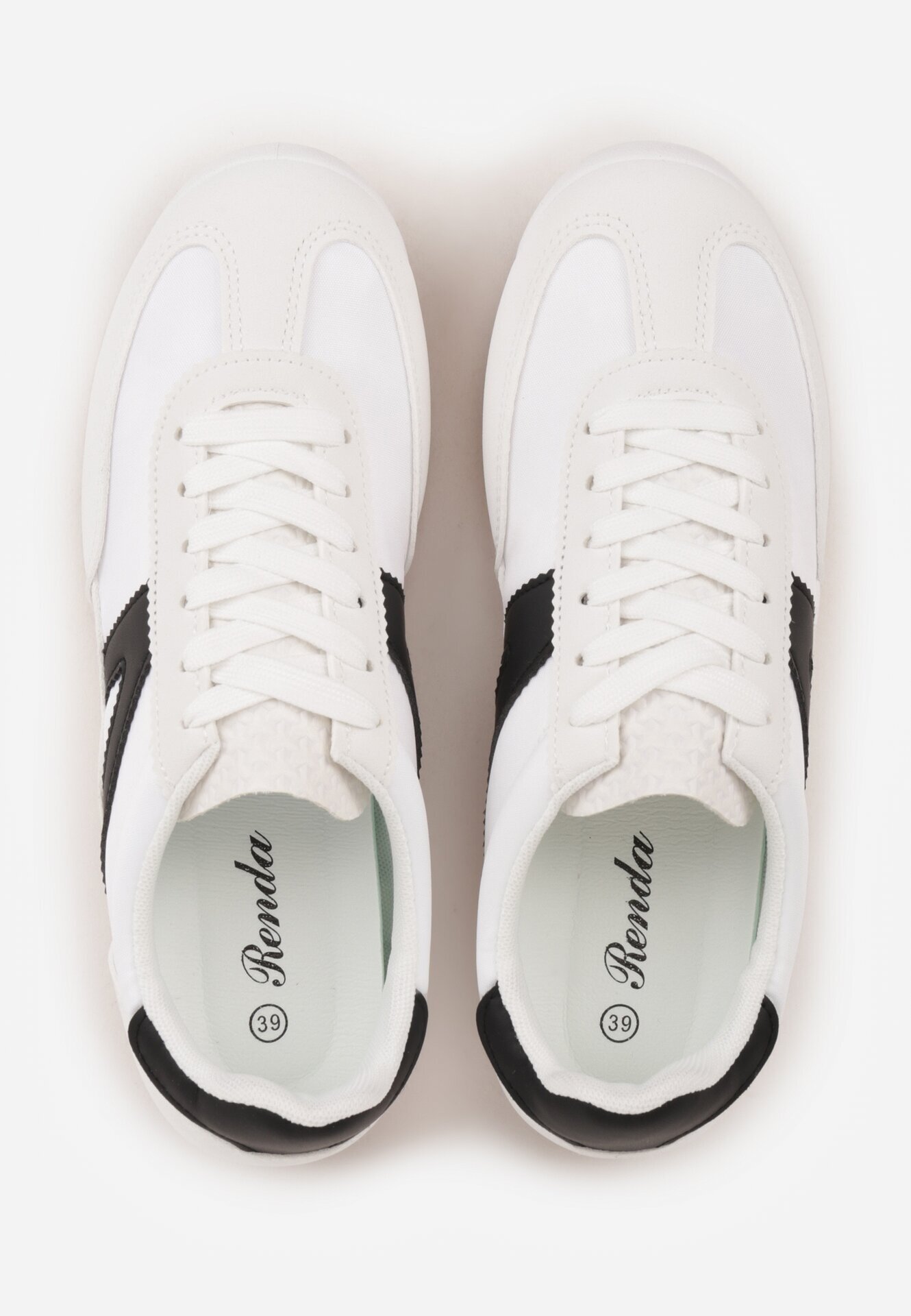 renda Sneakerși Albi Decorați cu Model Geométric Teroti