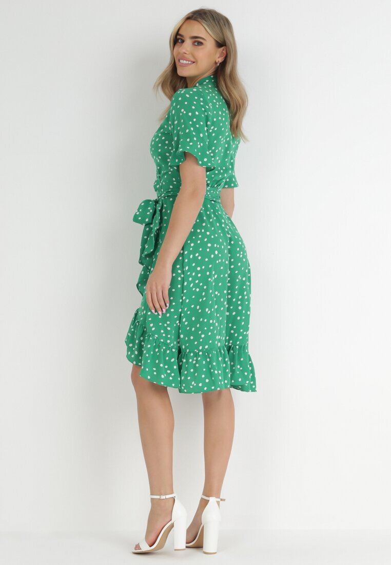 retro & icone Rochie Verde Irede