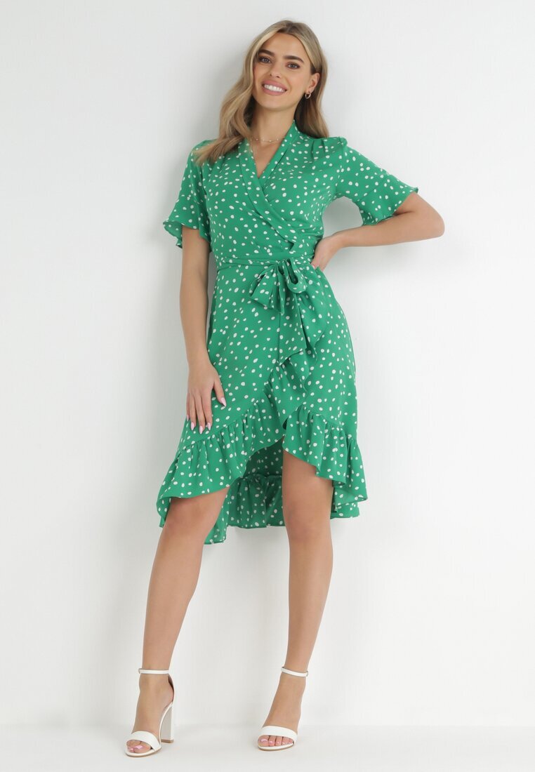 retro & icone Rochie Verde Irede