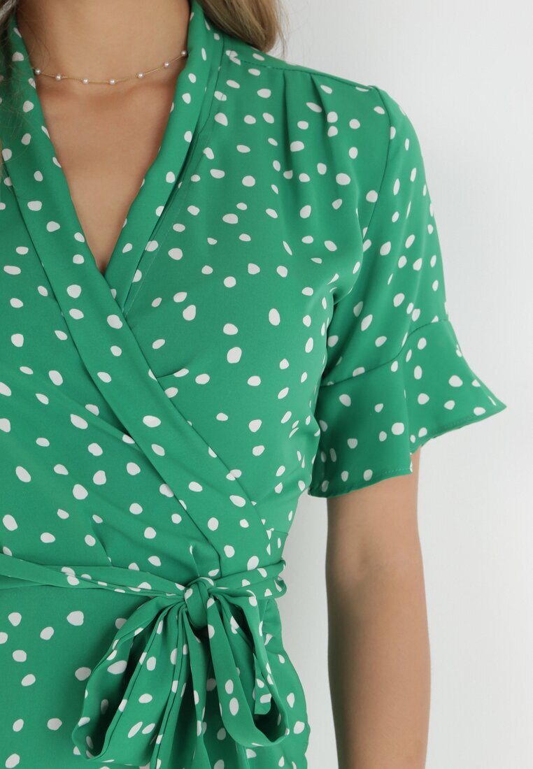retro & icone Rochie Verde Irede