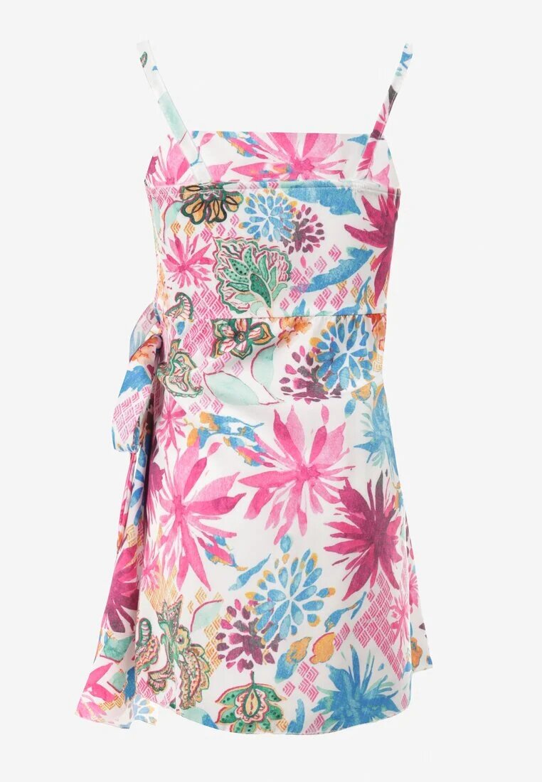  Rochie Alb-fuchsia Nesenia