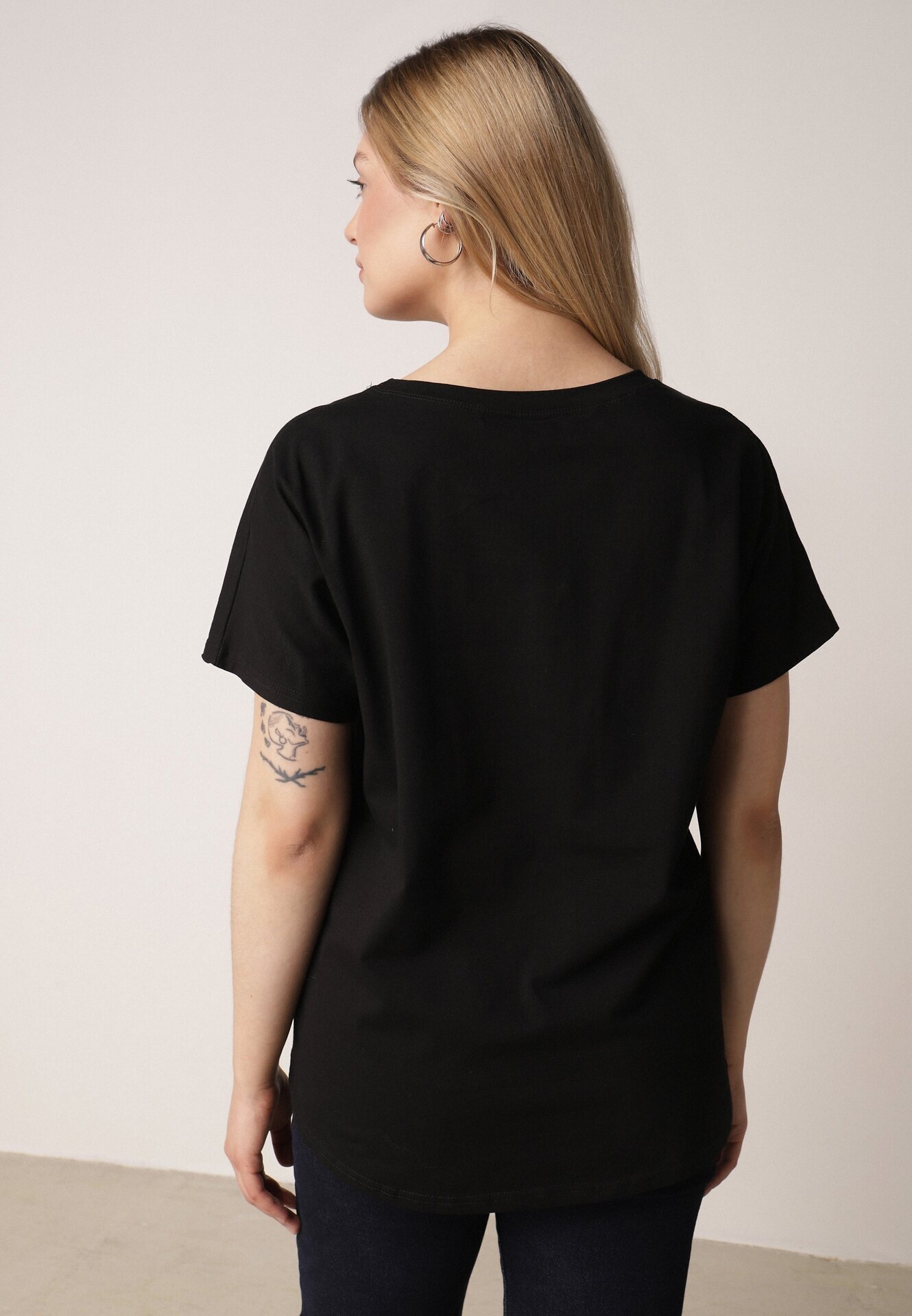 romee's T-shirt Negru