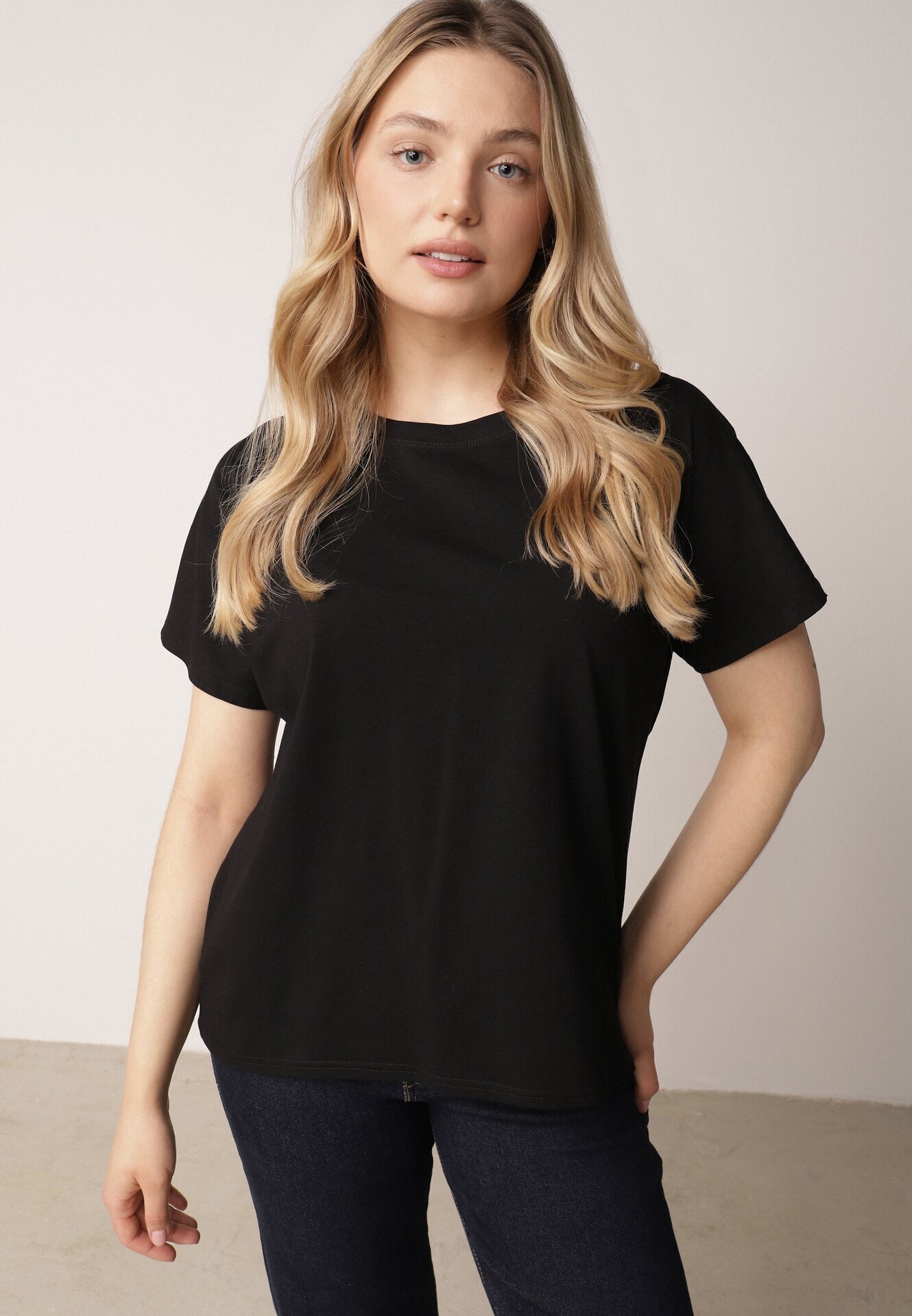 romee's T-shirt Negru