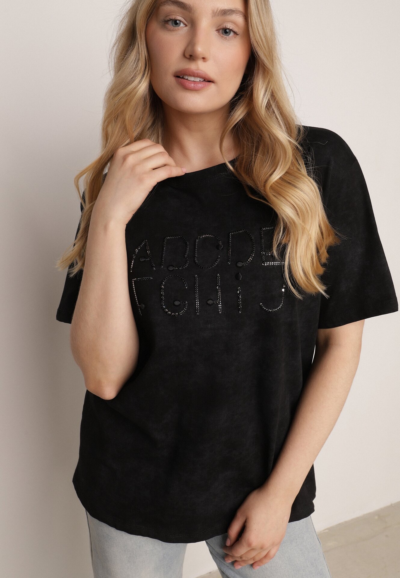 romee's T-shirt Negru