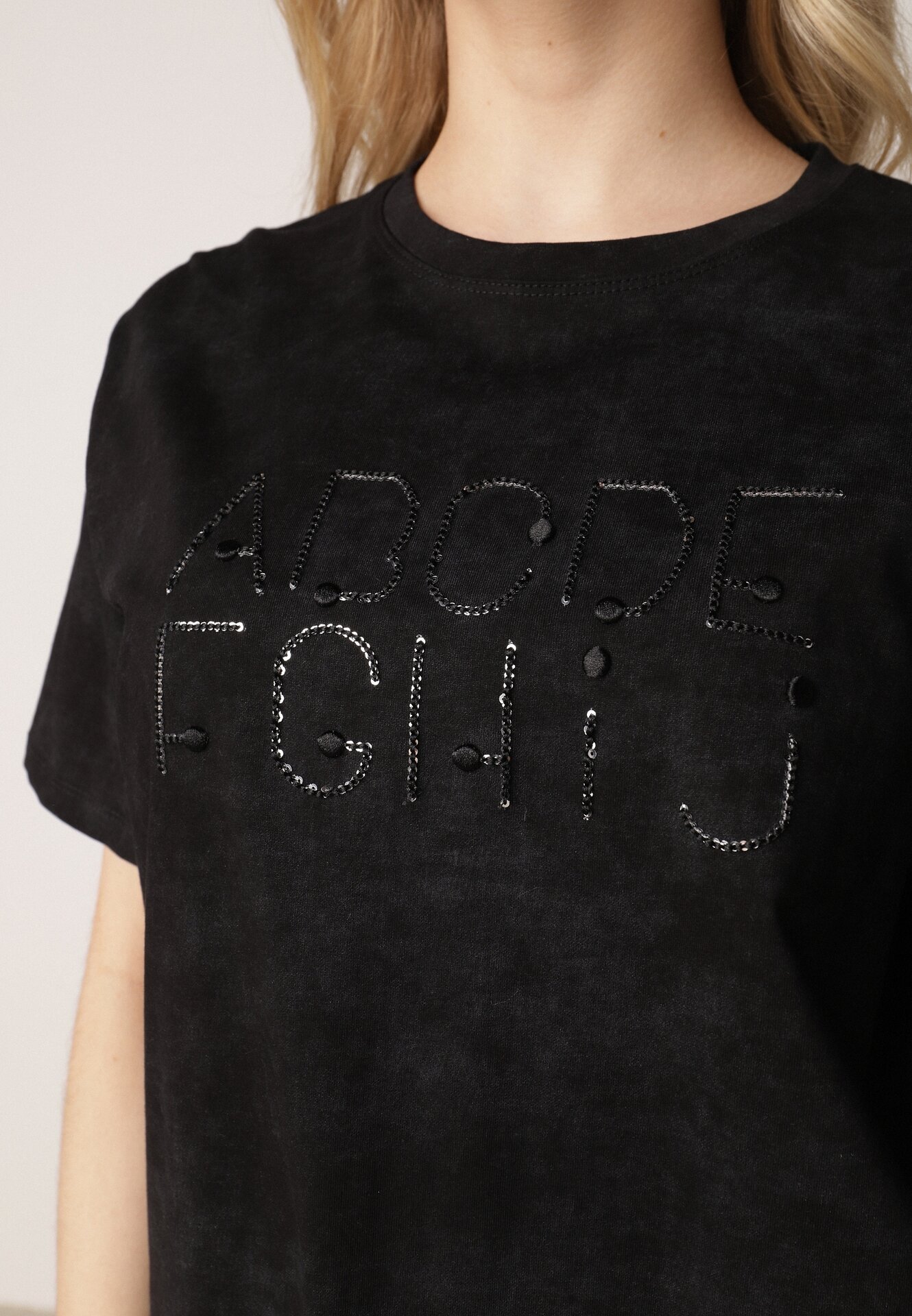 romee's T-shirt Negru