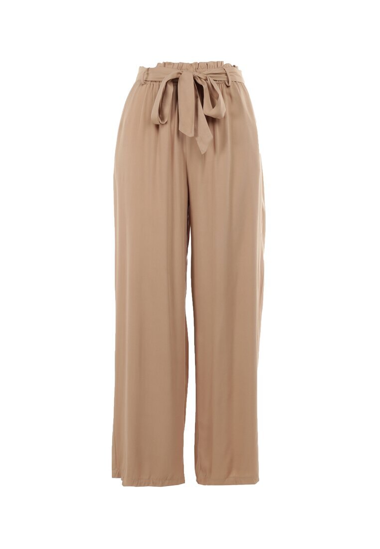 rosa Pantaloni Bej Largi Pheriko