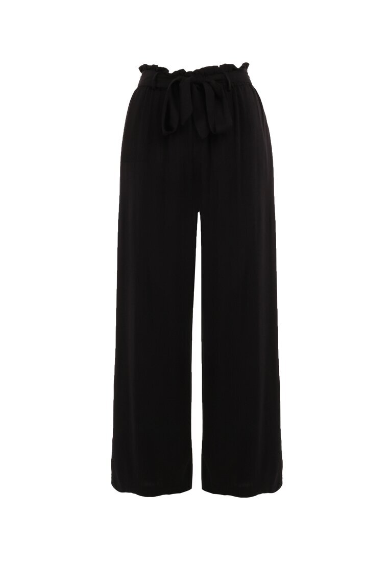rosa Pantaloni Negri Largi Pheriko