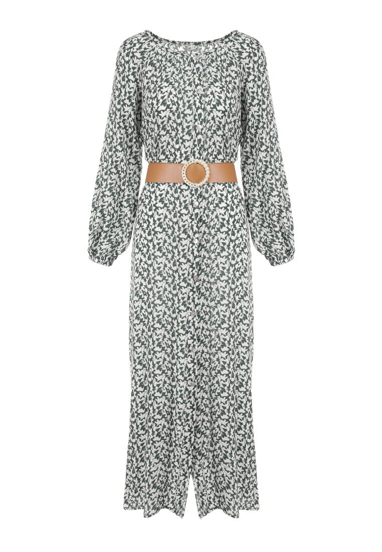 rosa Rochie Alb-Verde Egona