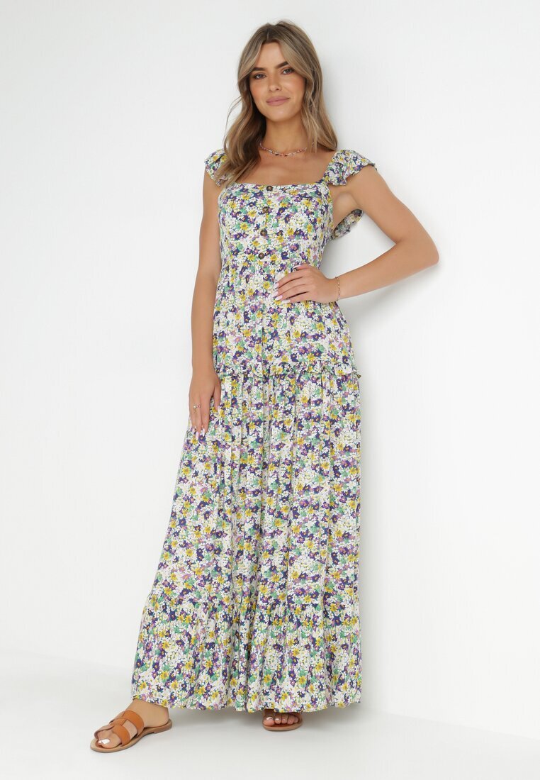 rosa Rochie Alb-Violetă Maibe