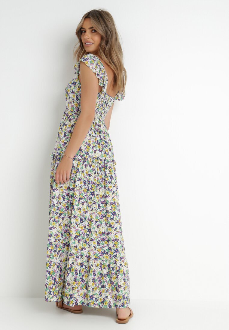 rosa Rochie Alb-Violetă Maibe