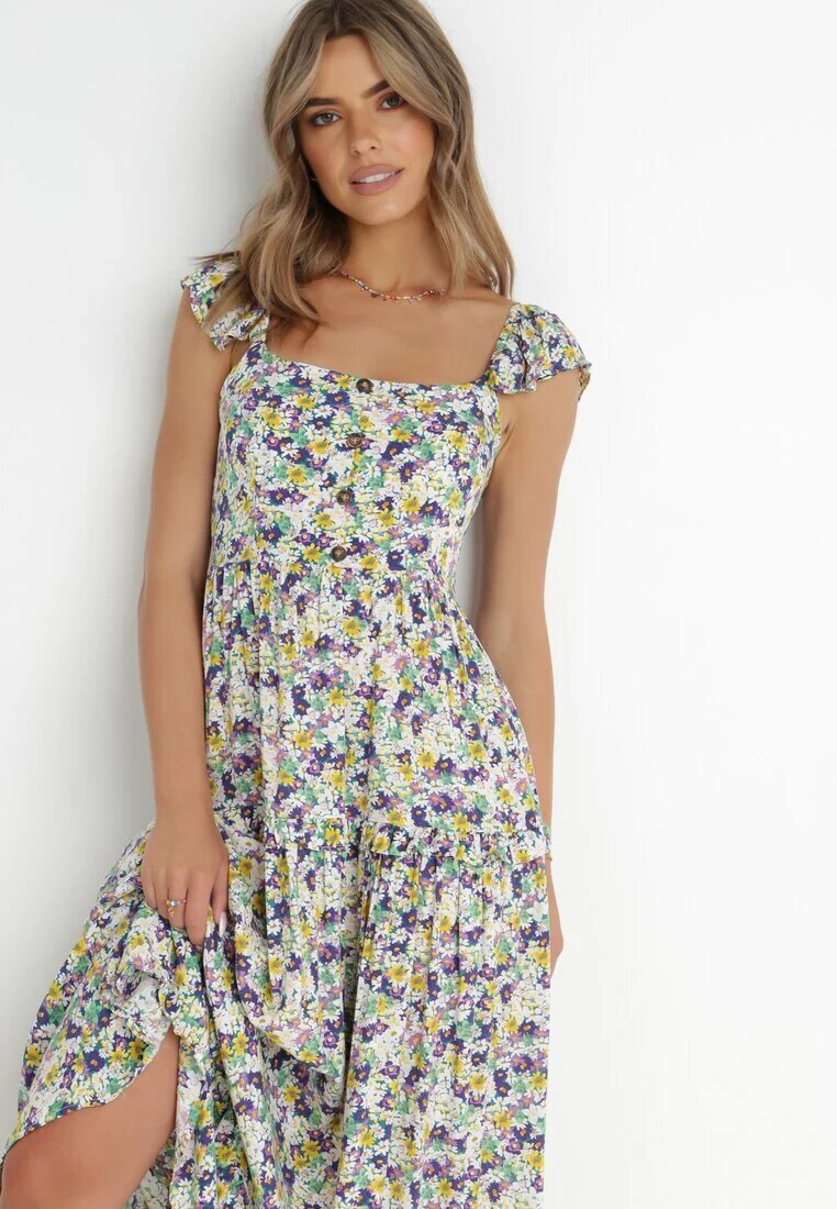 rosa Rochie Alb-Violetă Maibe