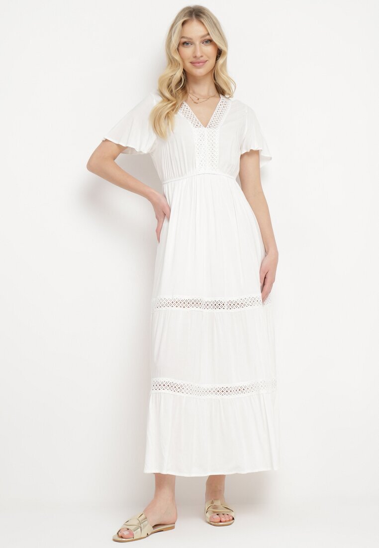 rosa Rochie Albă Selphie