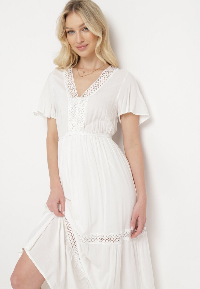 rosa Rochie Albă Selphie