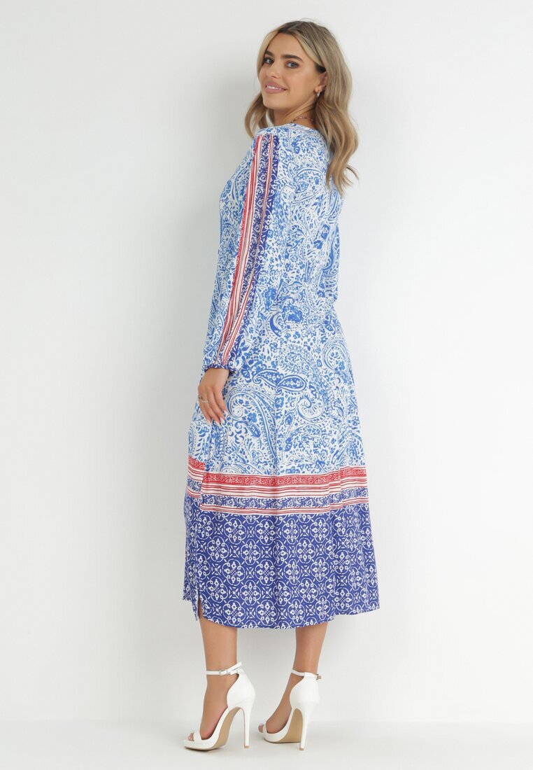 rosa Rochie Albastră Panithoe