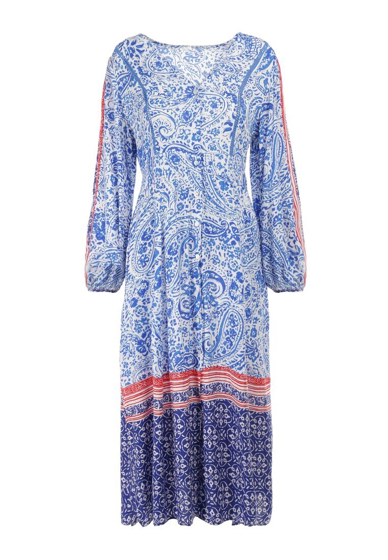 rosa Rochie Albastră Panithoe