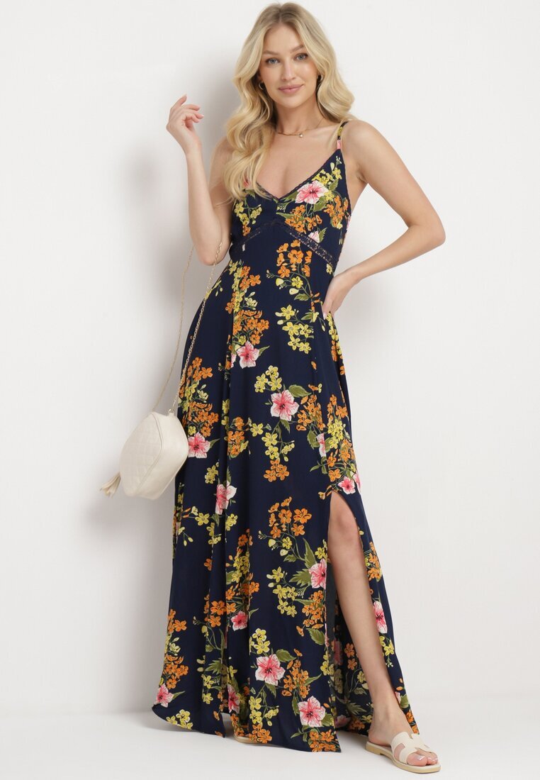 rosa Rochie Albastru Marin Eirevianna