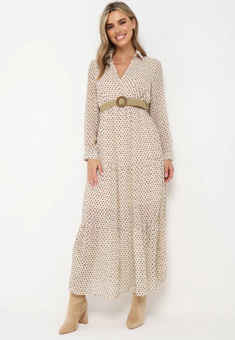 rosa Rochie Bej deschis Cu curea Deinene