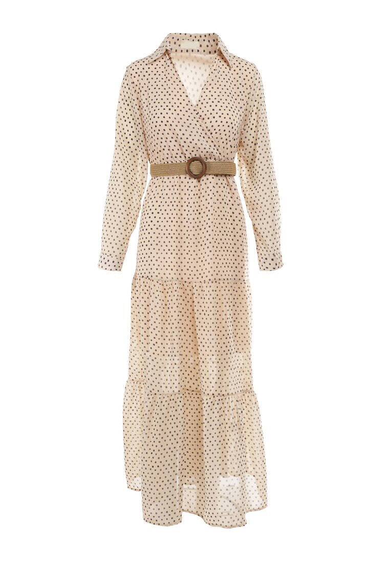 rosa Rochie Bej deschis Cu curea Deinene