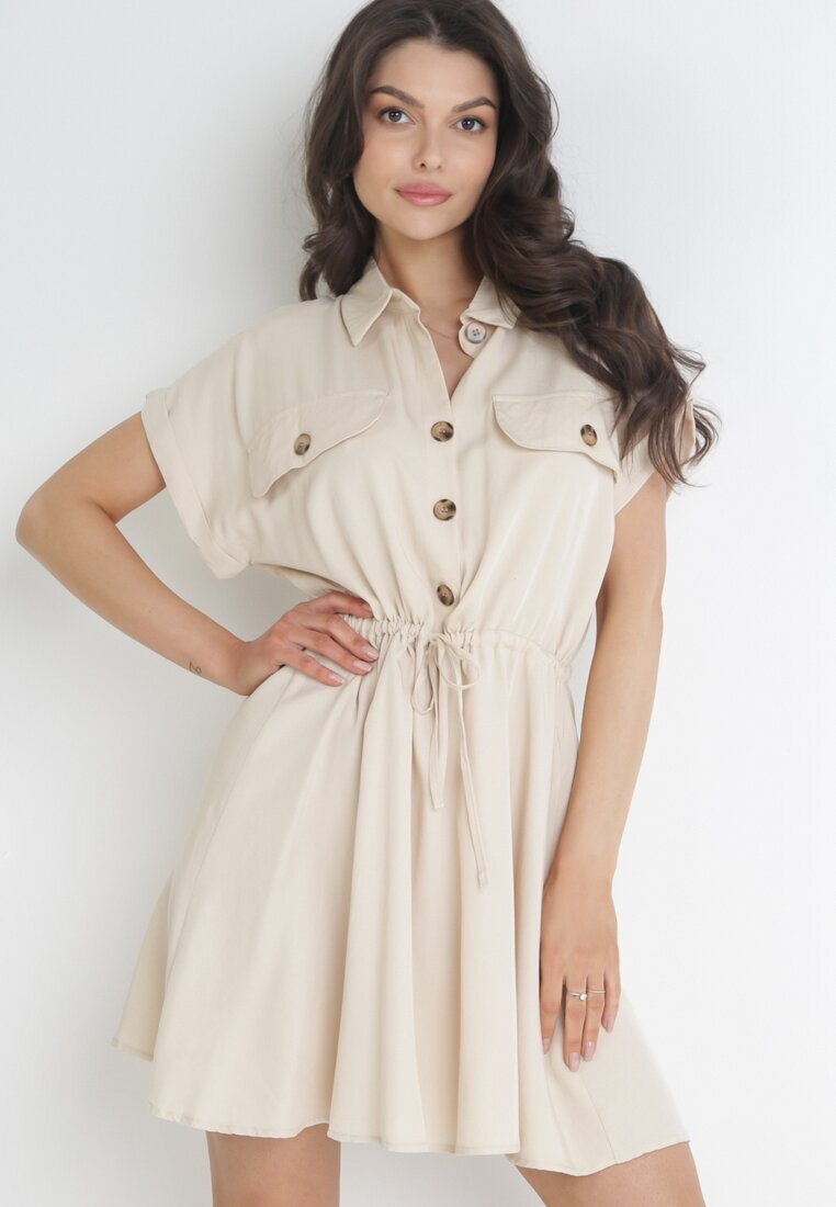 rosa Rochie bej deschisă Priaphelous