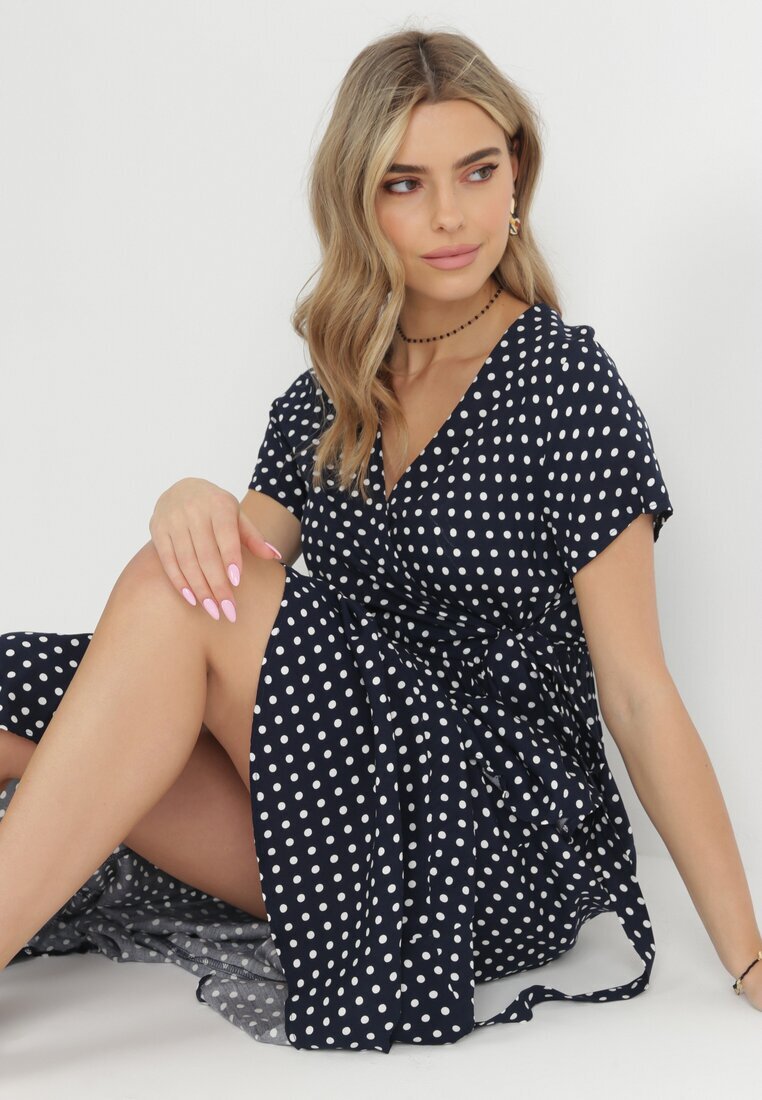 rosa Rochie bleumarin Echosia