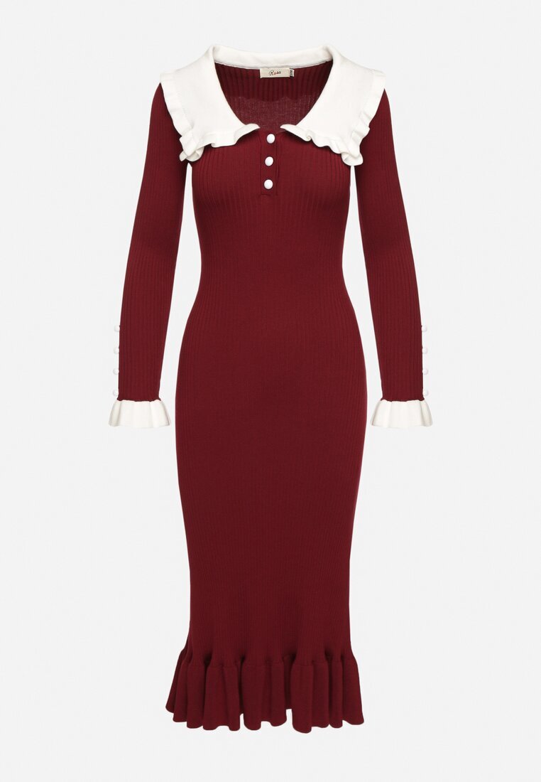 rosa Rochie Bordo