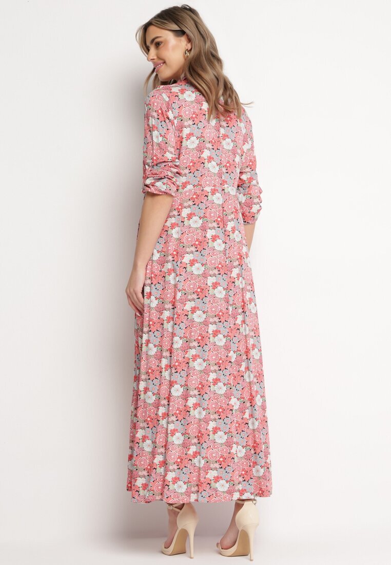 rosa Rochie-cămașă Roz-Roșie Fabillus