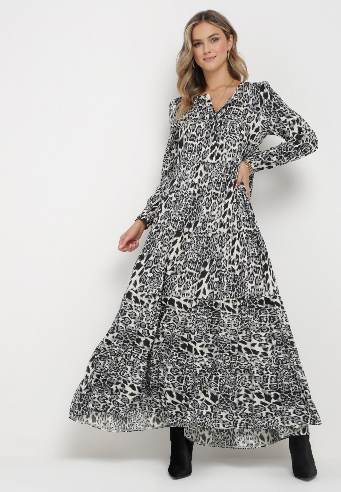 rosa Rochie Gri Athiliusei