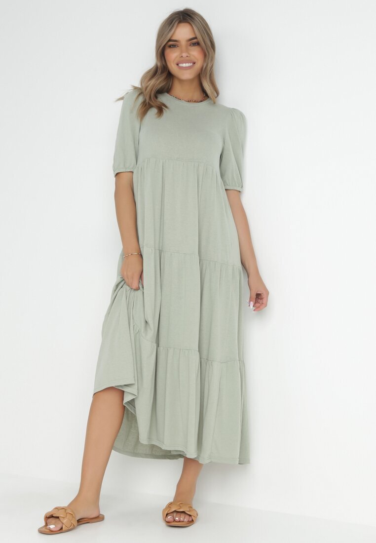 rosa Rochie Mentă din Bumbac Ulrika