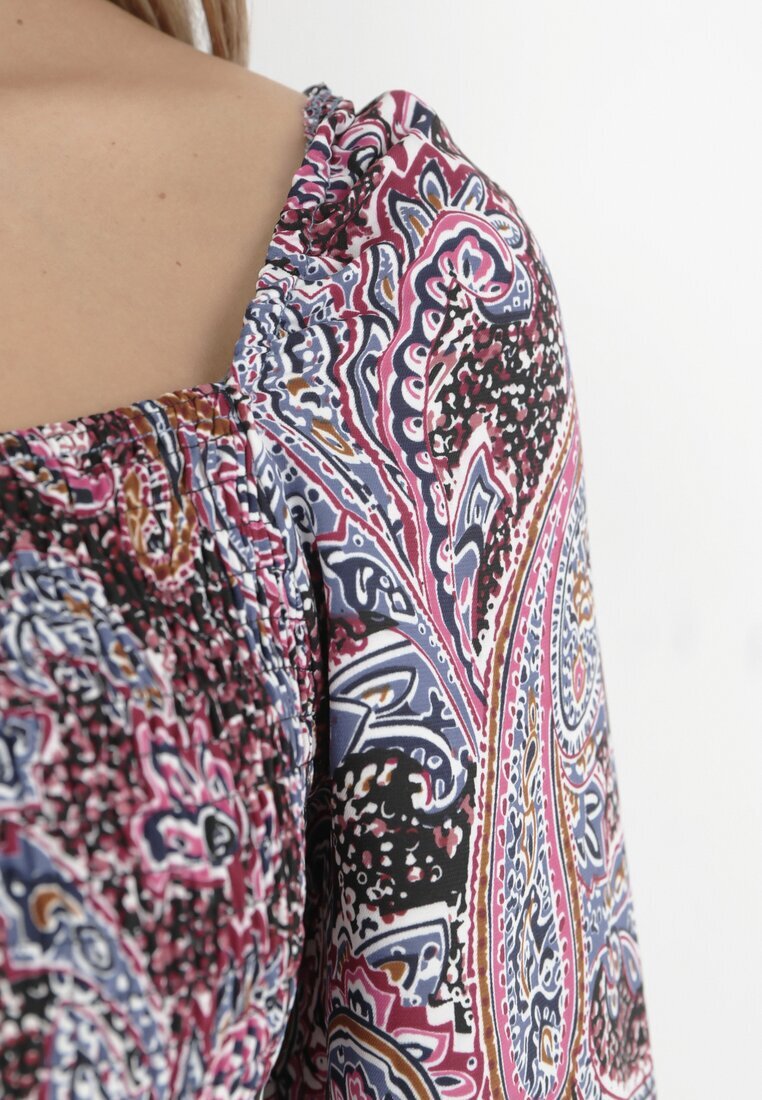 rosa Rochie Mov-Albastră Philusa