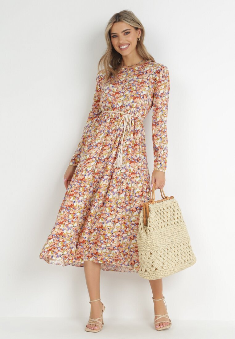 rosa Rochie Portocalie-Violetă Chionone