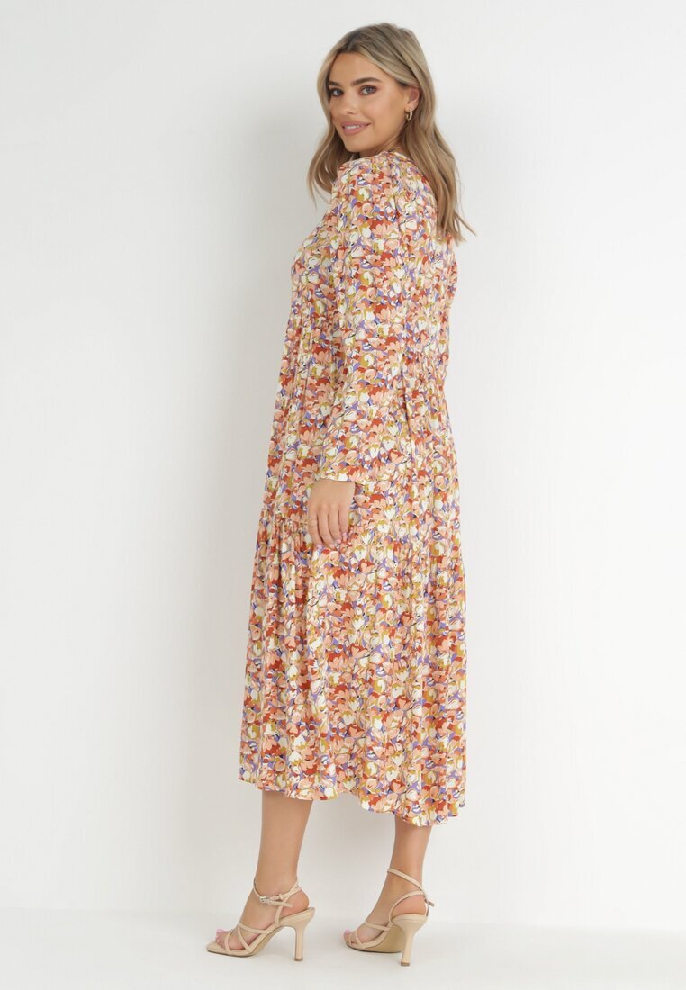 rosa Rochie Portocalie-Violetă Chionone