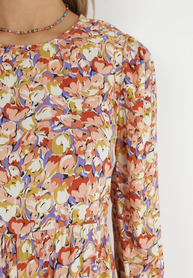 rosa Rochie Portocalie-Violetă Chionone