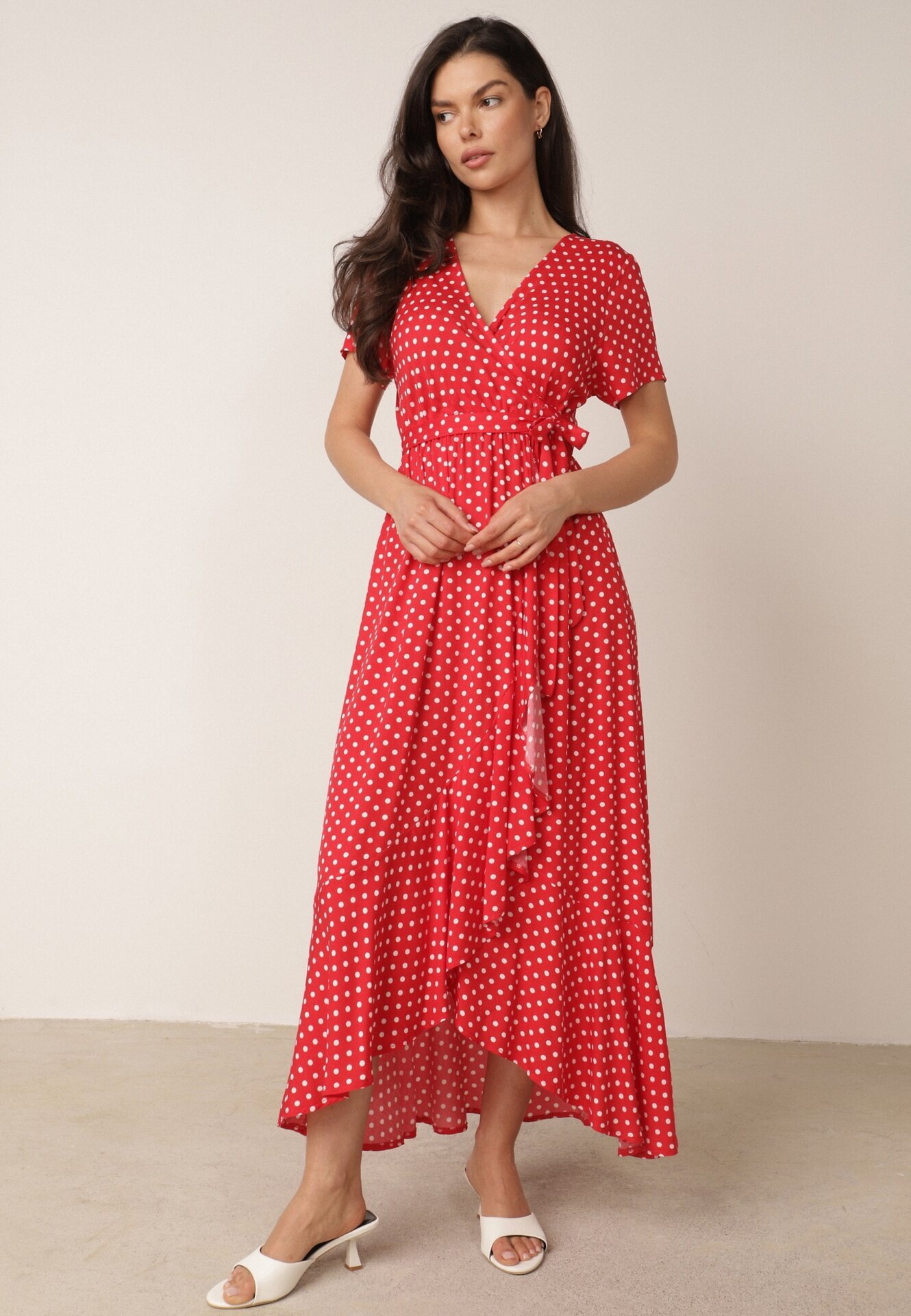 rosa Rochie roșie Echosia